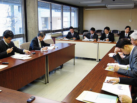 岡山県庁の説明会